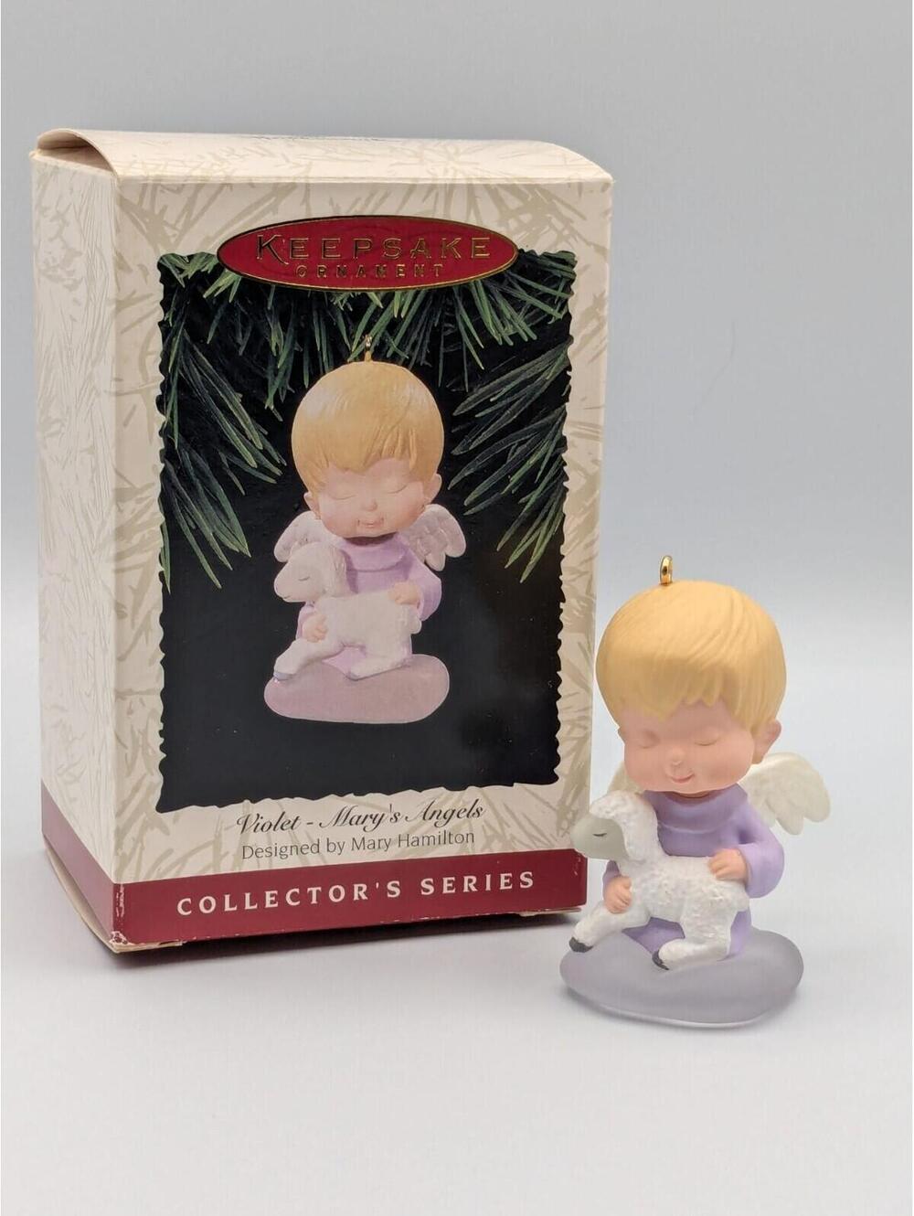 Hallmark Keepsake Violet 1996, 9th in the Mary's Angels Series, Vintage Ornament